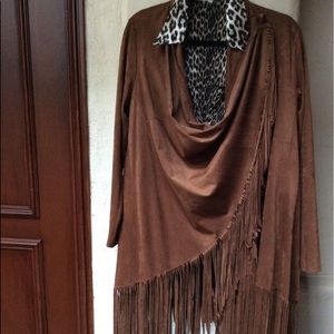 Joseph Ribkoff  faux suede like western jacket